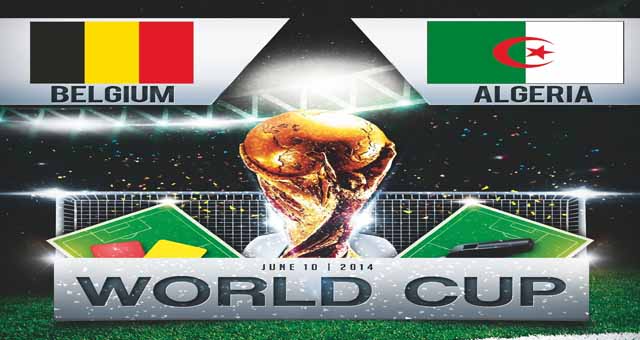 Estadio MineiraoBelo Horizonte, Belgium vs Algeria, Fifa World Cup 2014, FIFA, FIFA football world cup 2014, Football, vincent Komany, Madjid Bouguerra