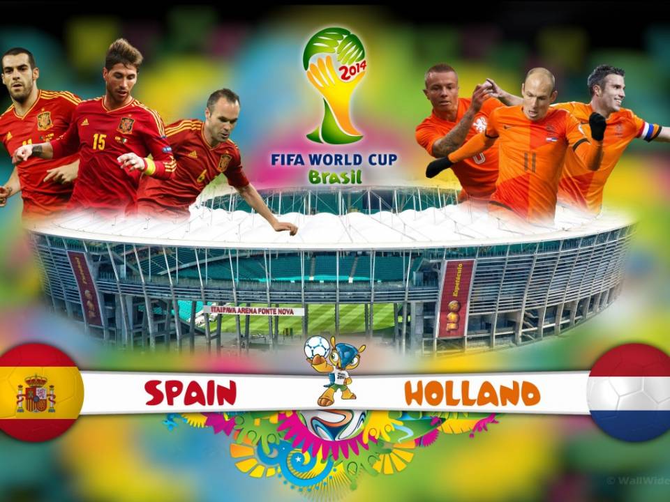 Spain vs Netherland, World Cup 2014 - Highlights - Parhlo