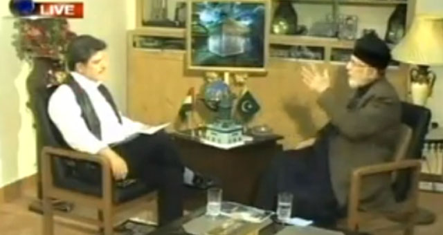 Tahir-ul-Qadri , ARY, Khara Sach , Mubashir Lucman, Talk Show, Pakistani Talk Show