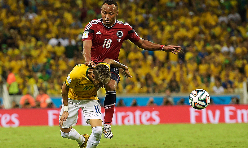 Neymar, Brazil, Neymer has been Hunted, World Cup, World Cup 2014,