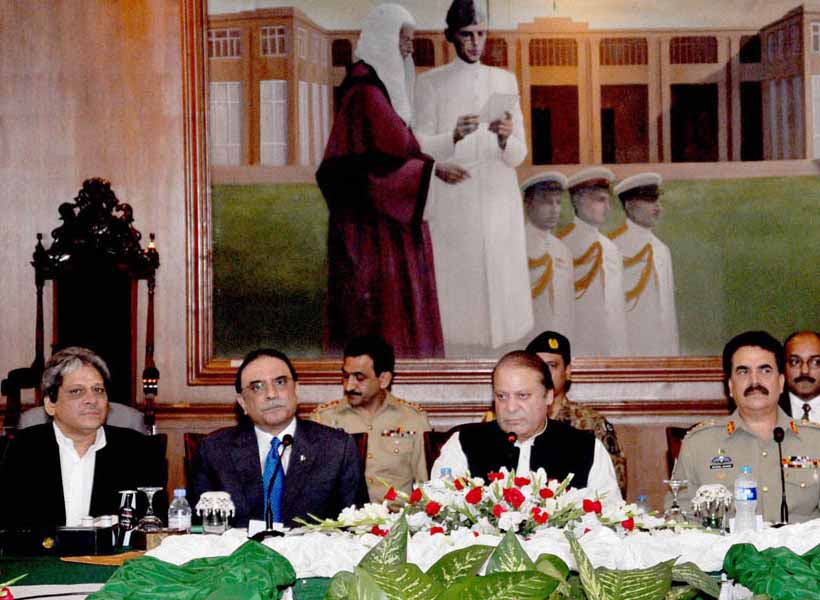 MQM, PPP, PML-N, Chief Minister Sindh Qaim Ali Shah, DG Rangers briefs PM Nawaz about Karachi operation, DG Rangers, PM Nawaz, Karachi operation, Minister Chaudhry Nisar Ali Khan