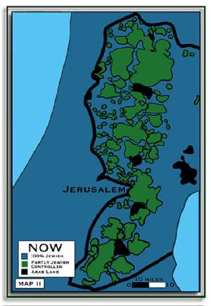 Palestine Map 2014 