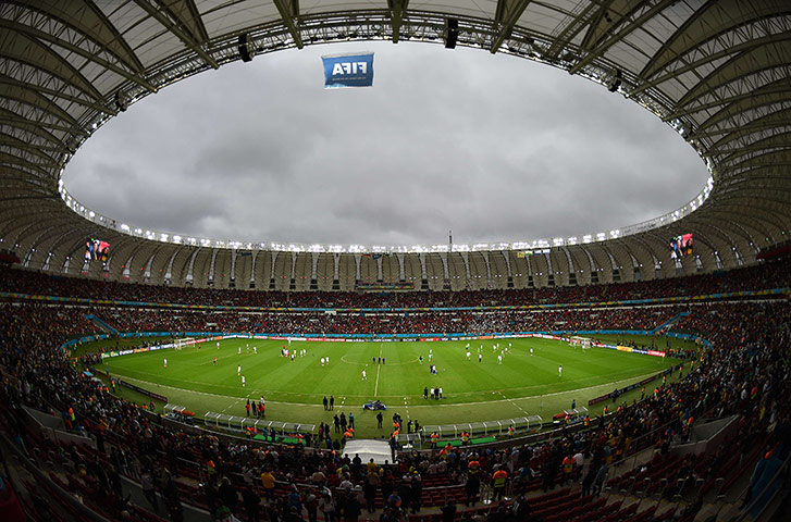The scene is set for the match at Estadio Beira-Rio in Porto Alegre