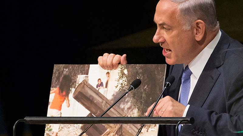 ISIS, Islamic State, Netanyahu, Photo-wielding Netanyahu, slams Hamas, Iran, New York, UN headquarters, Nuclear power, News, World News, ISIS News, Iran News