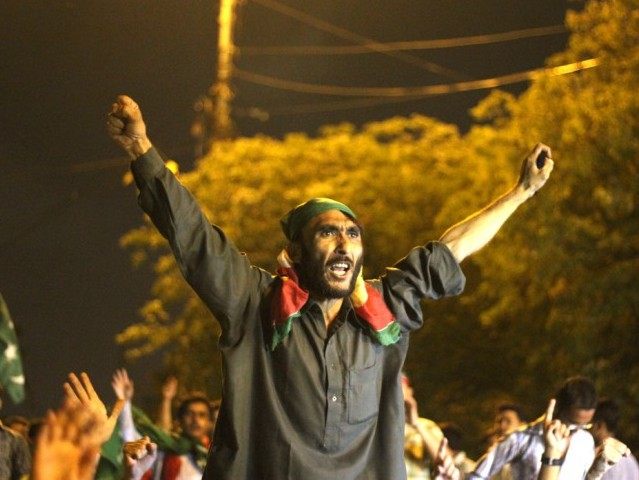 PTI Protest Dharna 