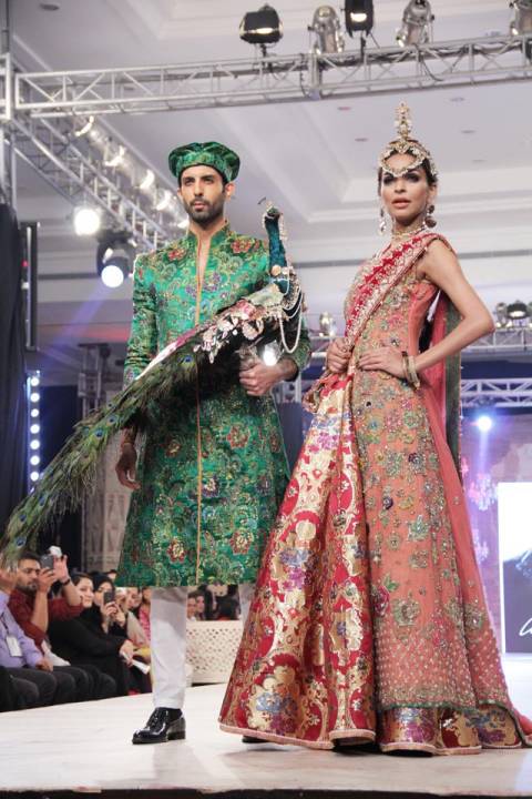 Ali Zeeshan Pakistani Dresses 2014 