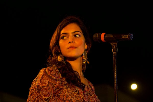 Sara Haider at SZABIST concert 2012