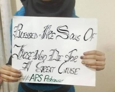 Pakistani Youth Stands Together To Pay Tribute To APS Victims