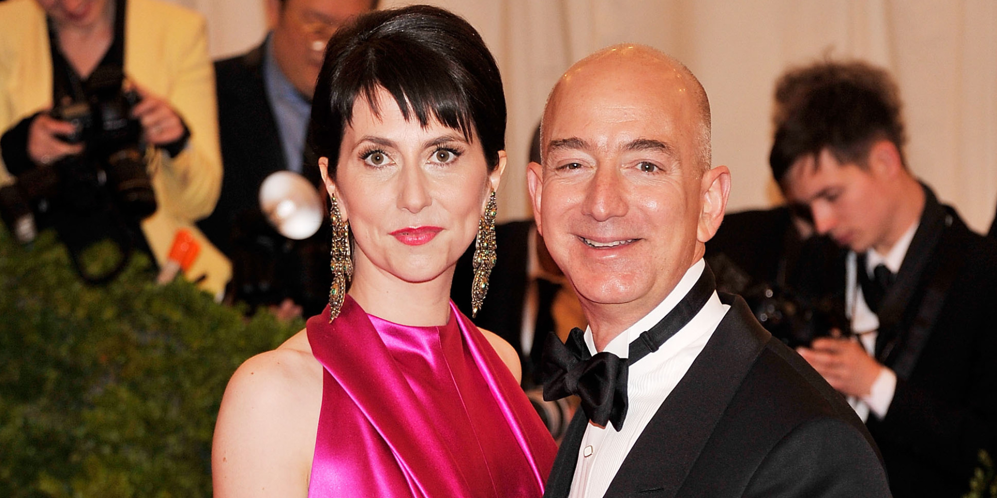 NEW YORK, NY - MAY 07: Mackenzie Bezos (L) and Jeff Bezos, founder and chief executive officer of Amazon.com attend the "Schiaparelli And Prada: Impossible Conversations" Costume Institute Gala at the Metropolitan Museum of Art on May 7, 2012 in New York City. (Photo by Stephen Lovekin/FilmMagic)