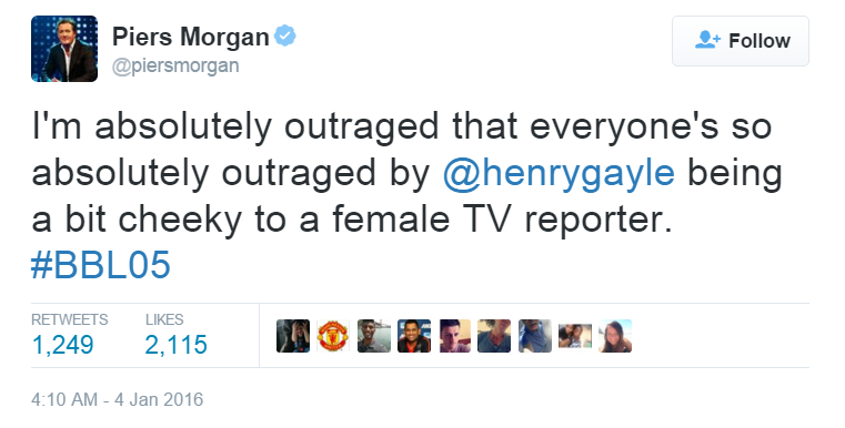 outraged
