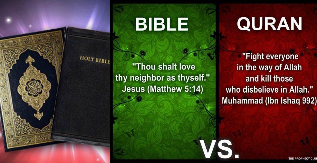 Bible Vs Quran Chart