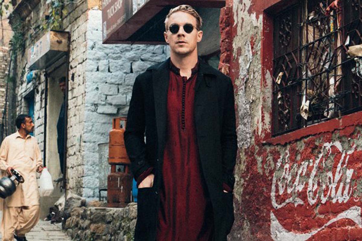 diplo shalwar kameez