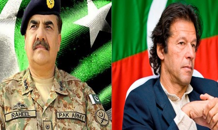 Raheel Sharif and Imran Khan