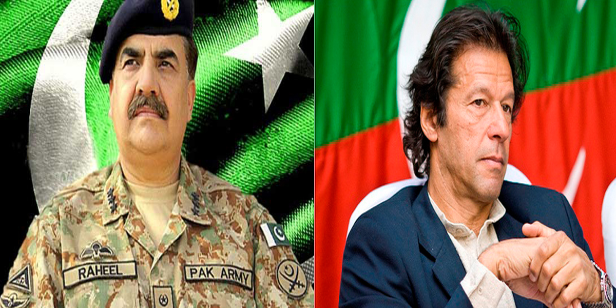 Raheel Sharif and Imran Khan