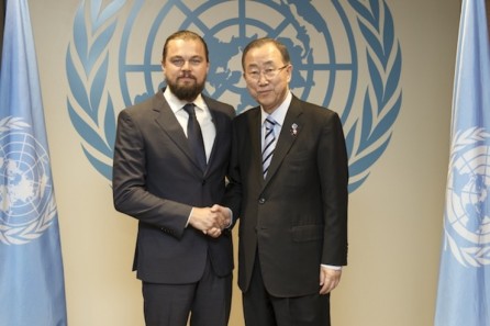 SG meets new messenger of peace leonardo Dicaprio SG meets new messenger of peace leonardo Dicaprio