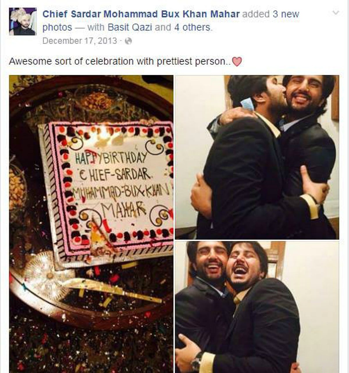Sindh's New Sports Minister's Swag Will Make You Jealous Facebook page: Chief Sardar Mohammad Bux Khan Mahar