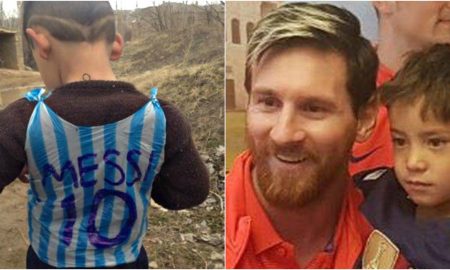 Afghan Boy Wore A Messi Shirt Made Out of Plastic Finally Meets His Idol - Parhlo.com