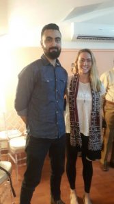 Cassie with our Creative Head, Mr. Safa