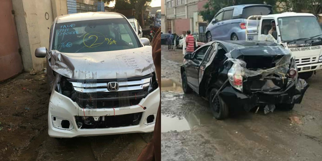 Imported Accidental Damaged Cars in Pakistan 