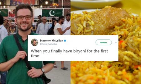 Comedian Jeremy McLellan Trolled An Indian Girl Over His Love For Biryani And Pakistan