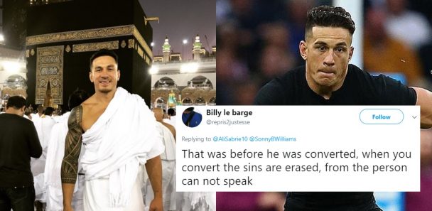 Muslim Convert Sonny Bill Williams Went for Umrah And Muslims Focused