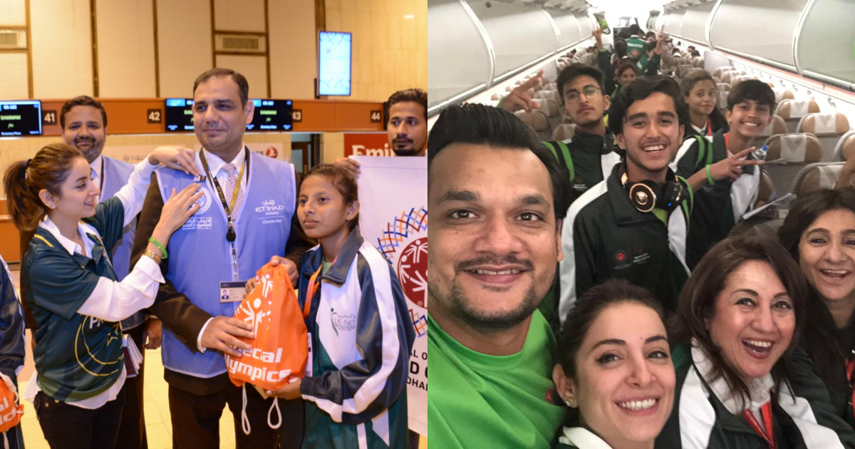 Etihad Airways Shares a Special Moment With Pakistan’s Special Olympics Team And It Is The Best Thing You'll See Today