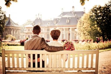 love birds sitting together after finding the right woman