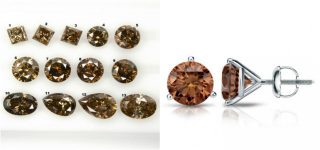 brown diamond jewelry