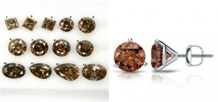 brown diamond jewelry