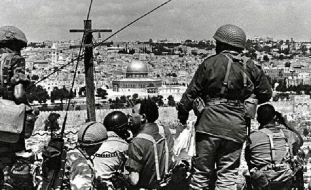 A picture taken at the time of Arab Israel War 1967