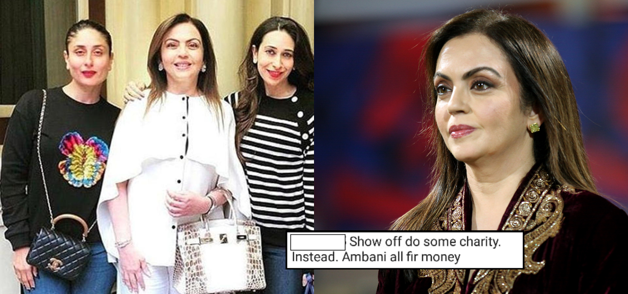 Nita Ambani flaunts world's most expensive handbag; bet you can't guess its  price