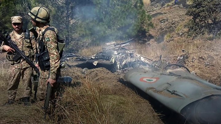 Pakistan has destroyed Indian Airforce war plane