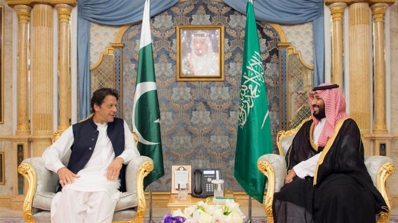 PM Imran khan meeting crown prince Muhammad Bin Salman