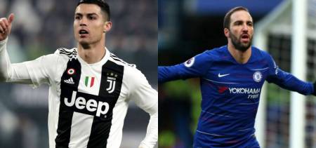 cristiano ronaldo and gonzalo higuain