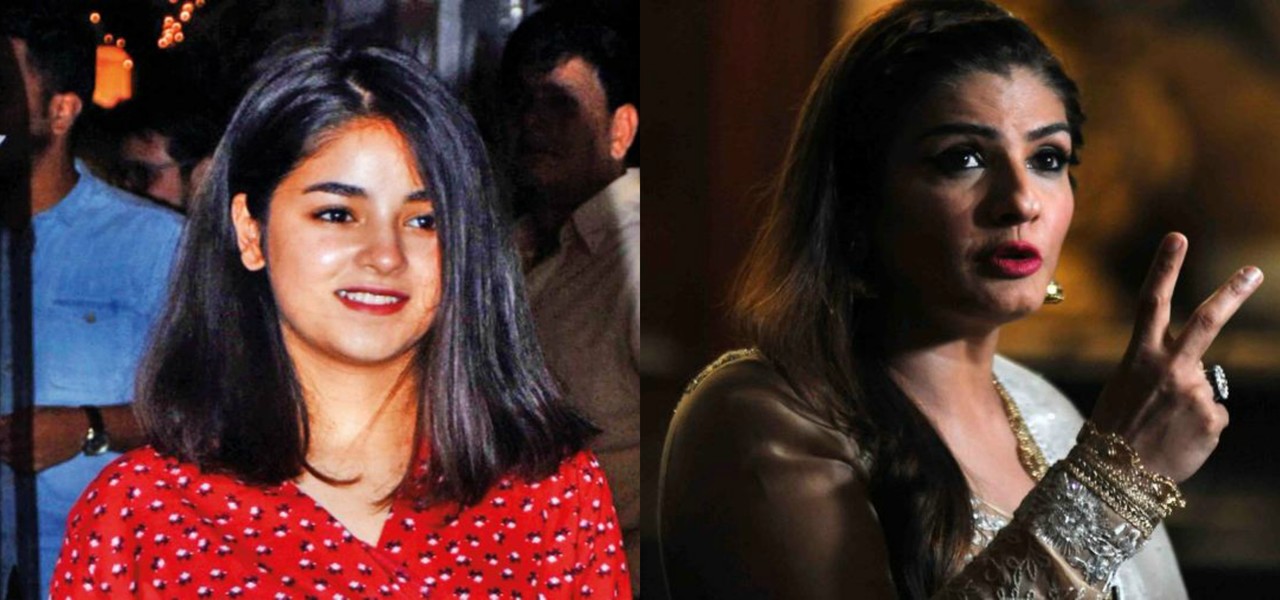 raveena tandon about zaira wasim
