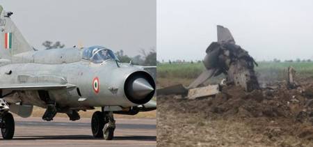 MiG 21 Crashed
