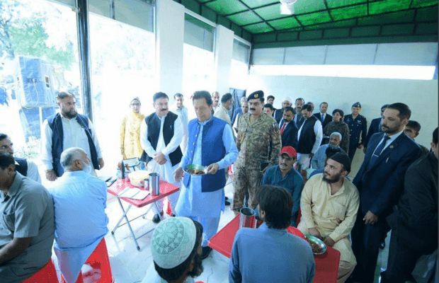 Imran Inaugurates Langar Khana