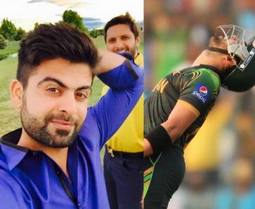 Umar duck and Ahmed Selfie