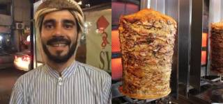 Syrian shawarma guy accident