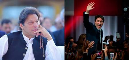 Imran Khan congratulates Justin Trudeau