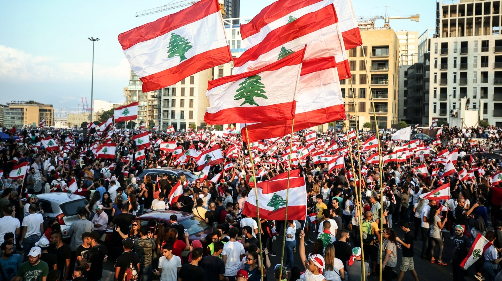 Public in streets against government in Lebanon