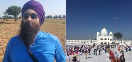 Sikh Pilgrim from UK Kartapur Corridor