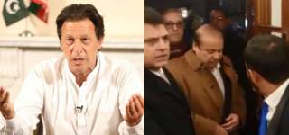 Imran khan about Nawaz Sharif health