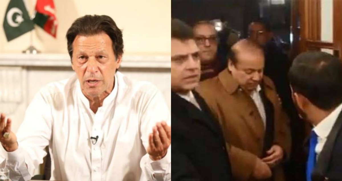 Imran khan about Nawaz Sharif health