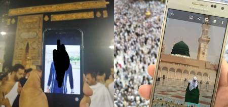 selfies on hajj