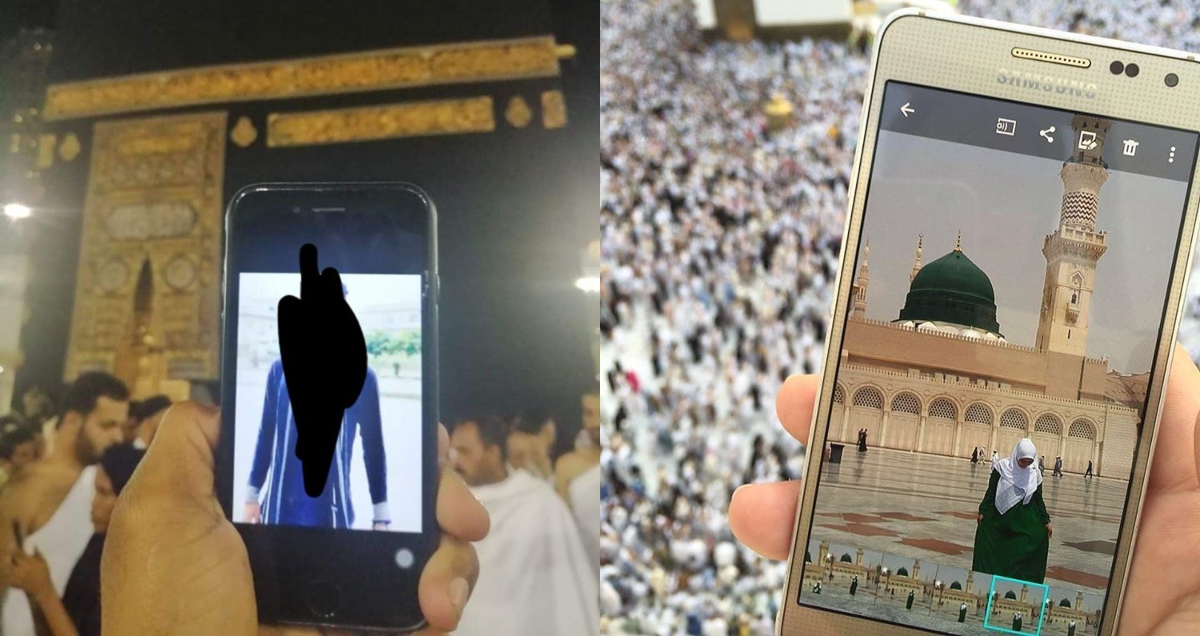 selfies on hajj