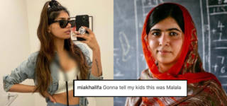 mia khalifa calls out malala