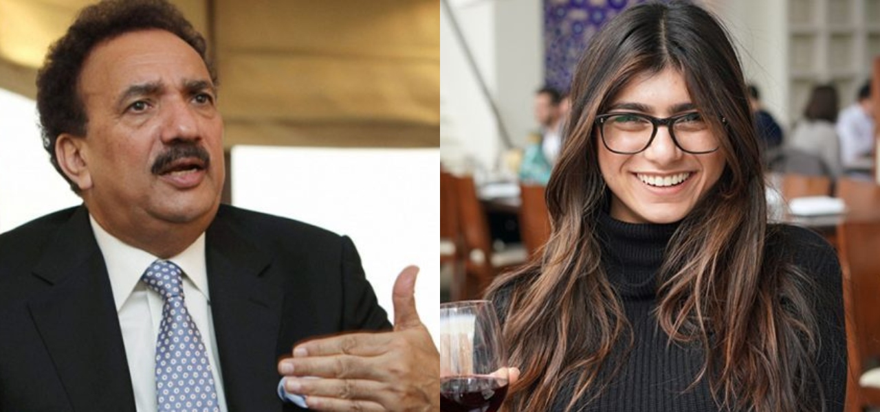 Rehman Malik Thanks Mia Khalifa