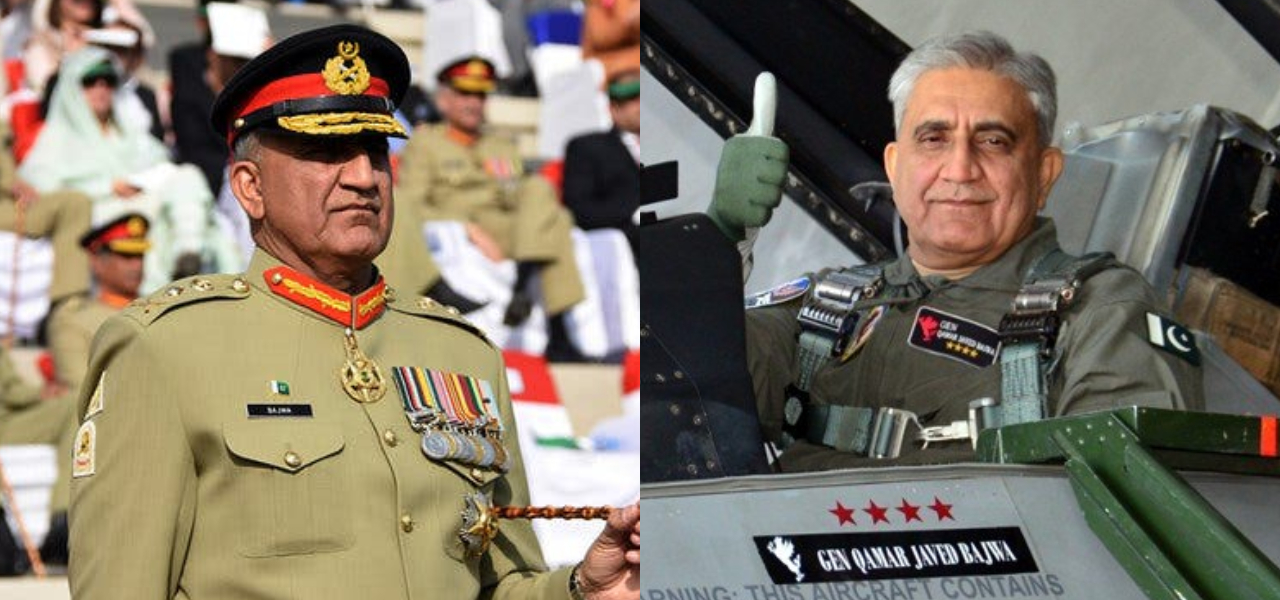 coas bajwa flies f 16