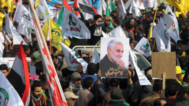 iran raises red flag